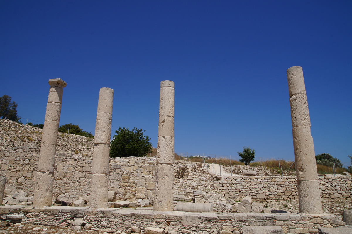Лимассол, древний город Аматус, Кипр, весна 2017