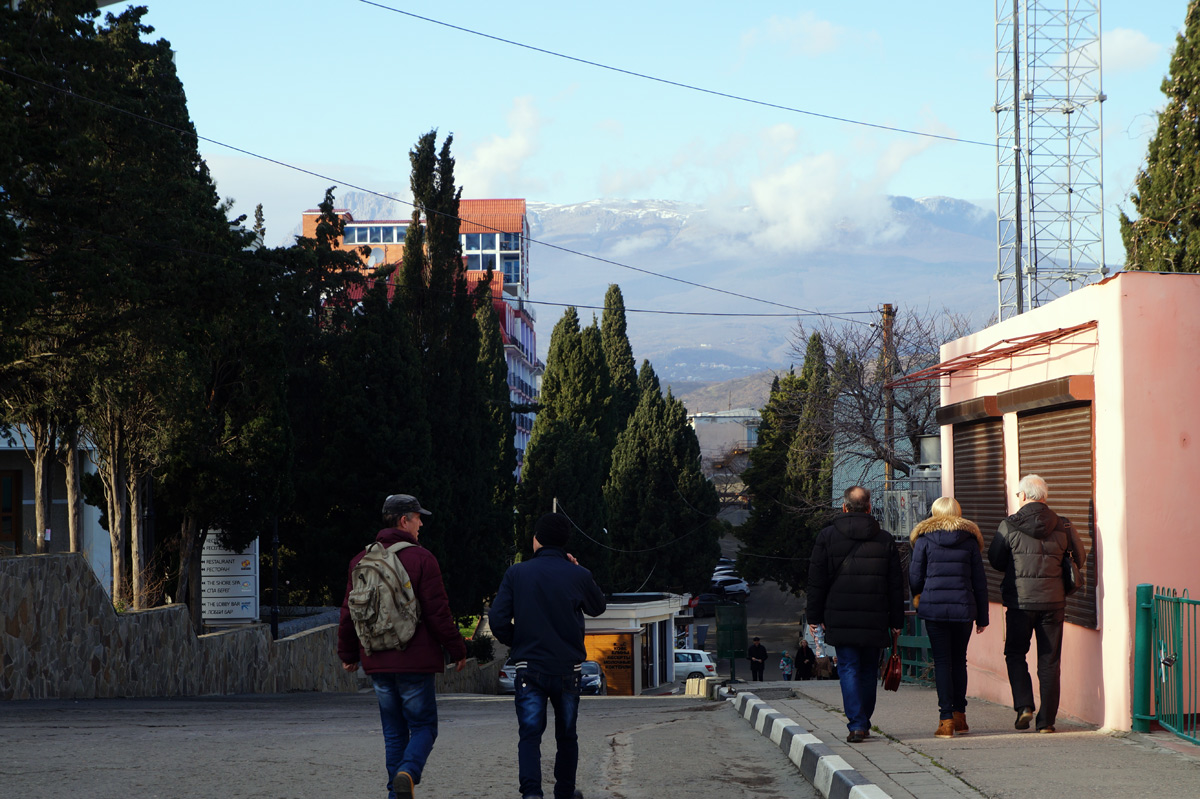 Алушта, Крым, зима 2018