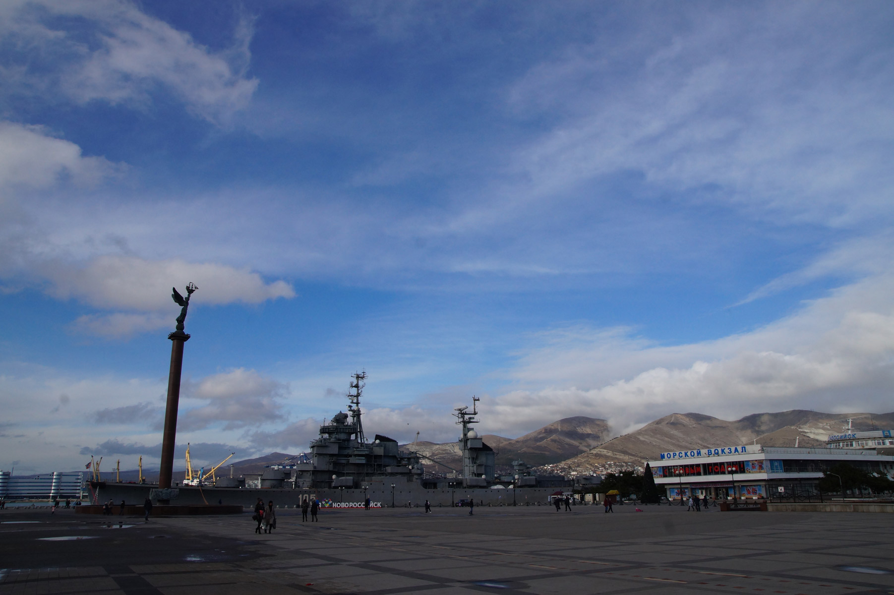 Краснодарский край, Новороссийск, зима 2019